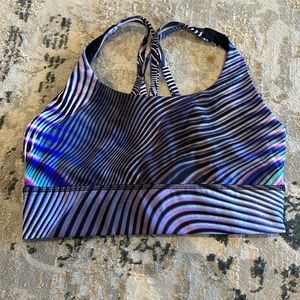 Lululemon SEAWHEEZE 2020 Longline Energy Bra SZ 6
